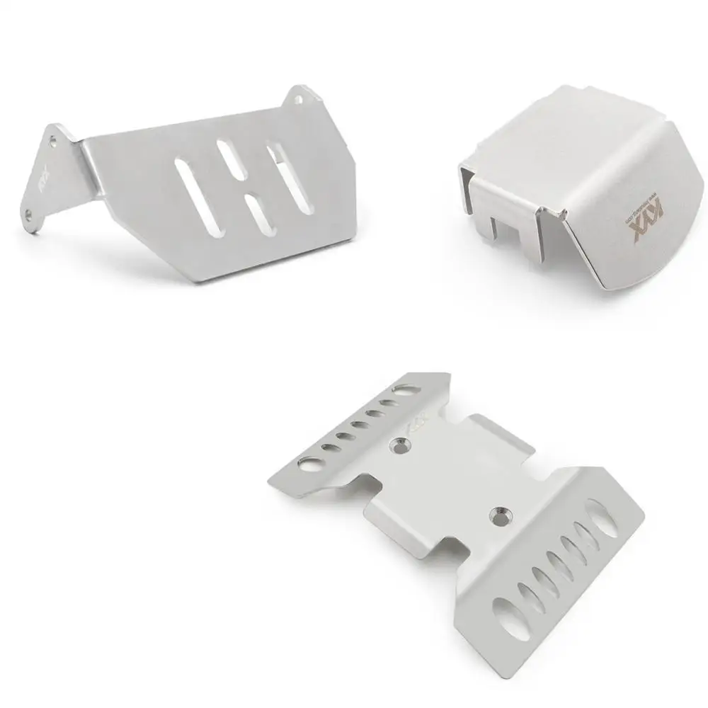 Крышка задней оси из нержавеющей стали + передний бампер Основная пластина шасси