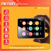 2021 new bluetooth mp3 player student hifi music player isp full touch screen built in speaker e book fm radio portable walkman