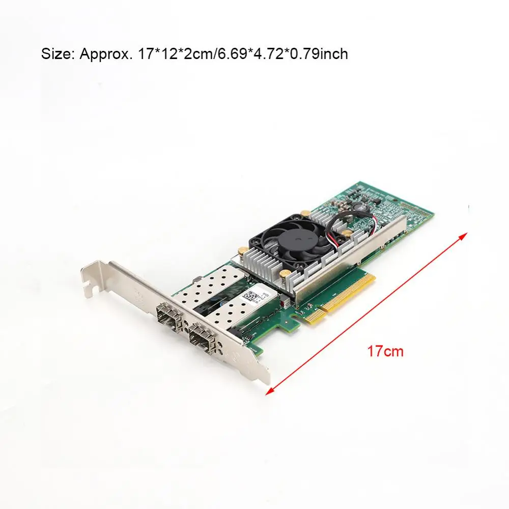Для Broadcom BCM57810S SFP сетевая карта 10 Гб Двухпортовая оптическая волоконная сетевая карта 10 Гбит/с