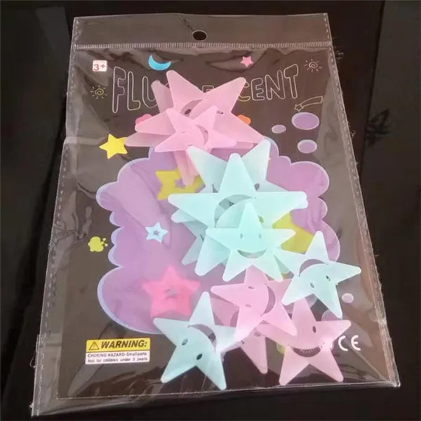 Счастливое Улыбающееся Лицо светящиеся Звездные наклейки 25 г спальня диван