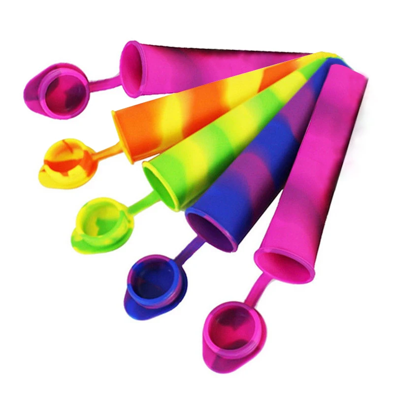 1 шт. разные цвета DIY силиконовая форма для льда Поп производитель трубка лоток