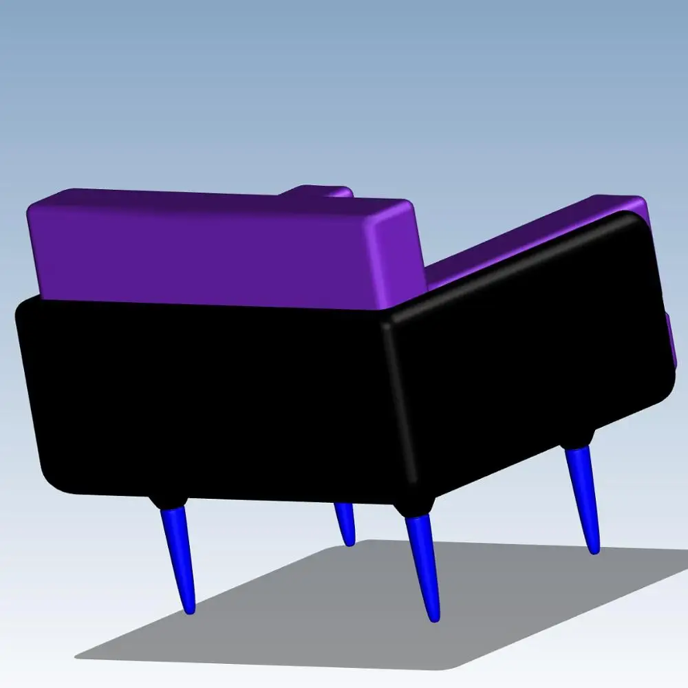

Orange sofa Custom order highqualityhighprecision digital models 3D printing service Home Decoration ST3527