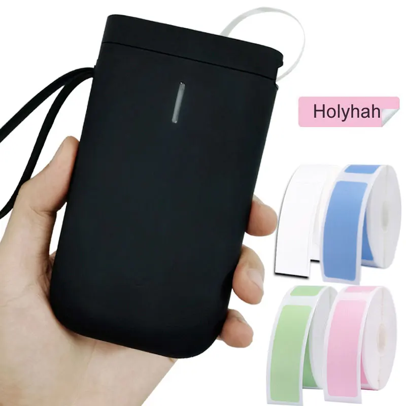 

Wireless label printer Mini Thermal Label Printer Portable Pocket Bluetooth Printer For Mobile Phone Home Use Office