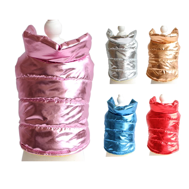 Waterproof Vest Chihuahua Winter Dog Clothes Warm Coat For Small Medium Dogs Yorkshire Thick Jacket Gold Pet Down | Дом и сад