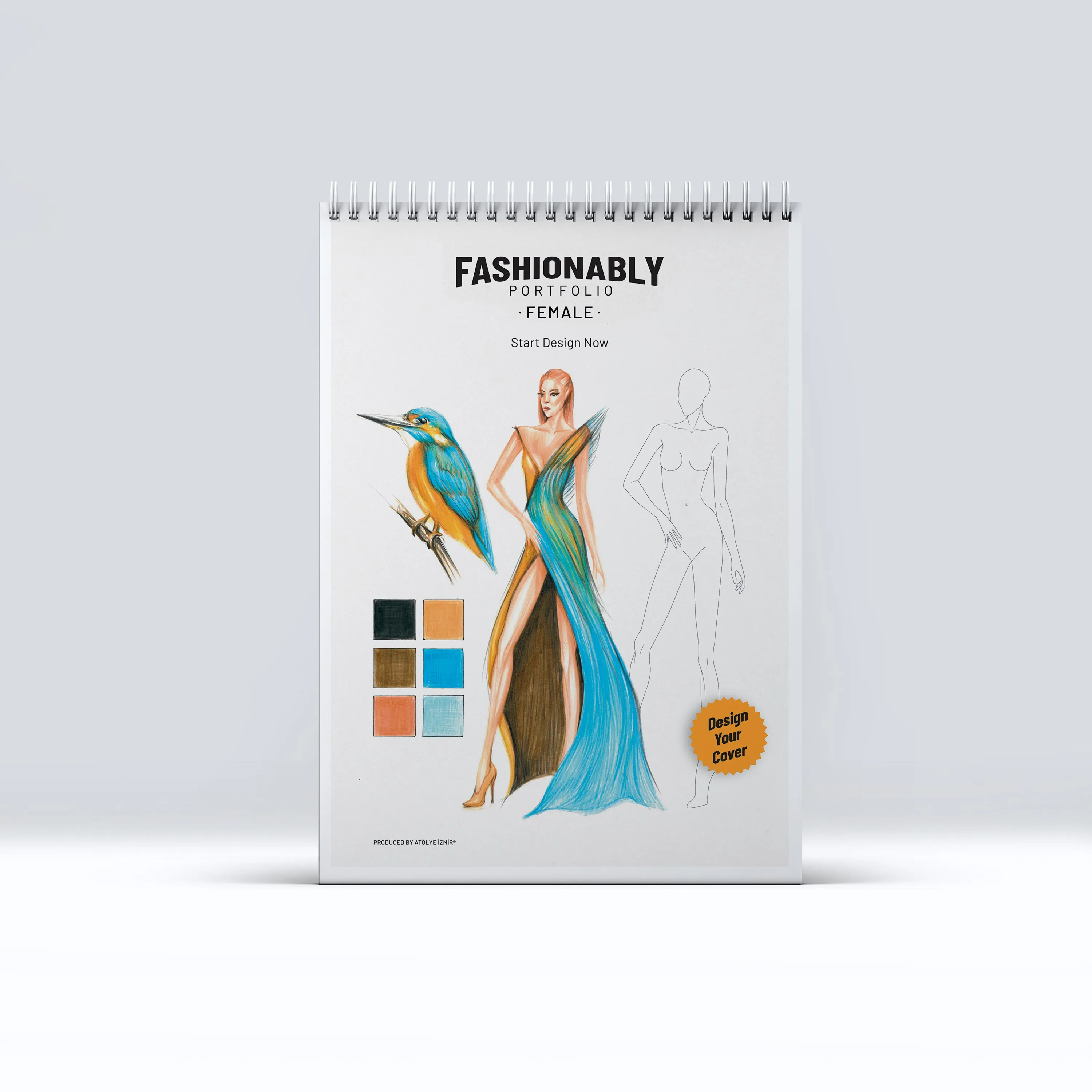 Модный женский портфель A3 |