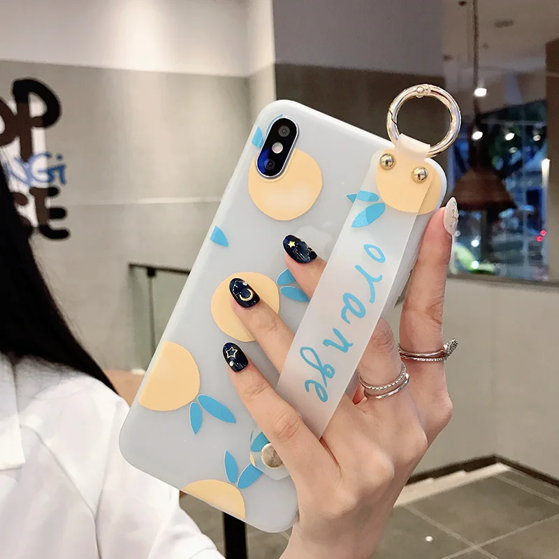 3D цветок чехол для телефона браслет задняя крышка для samsung Galaxy A40 A30 A50 A60 A70 Etui для samsung A10 M20 мягкий держатель TPU чехол