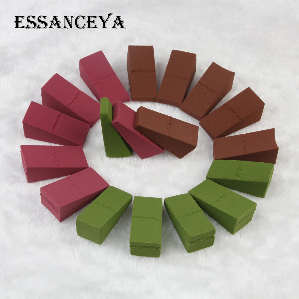 ESSANCEYA 24 шт./пакет плотность латекс клинья спонж для Макияжа Косметический слойка пудра гладкая Спонжик для лица пуховка для пудры