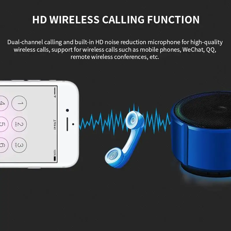 E92 Wireless Bluetooth Speaker FM Radio Hifi Portable Stereo Music Surround Support TF Card for Computer Phone boombox Red Black |