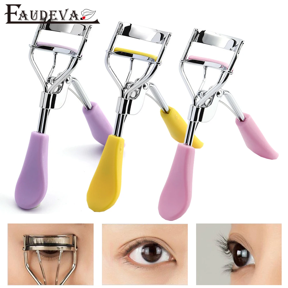 

4 Colors Makeup Eyelash Curler Beauty Tools Lady Women Lash Nature Curl Style Cute Eyelash Handle Curl Eye Lash Curler