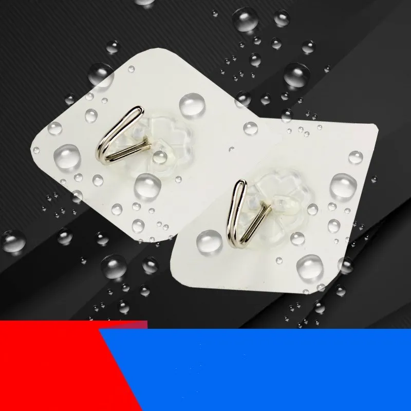 Хит продаж креативный прозрачный Бескаркасный крючок для ногтей кухонный туалет