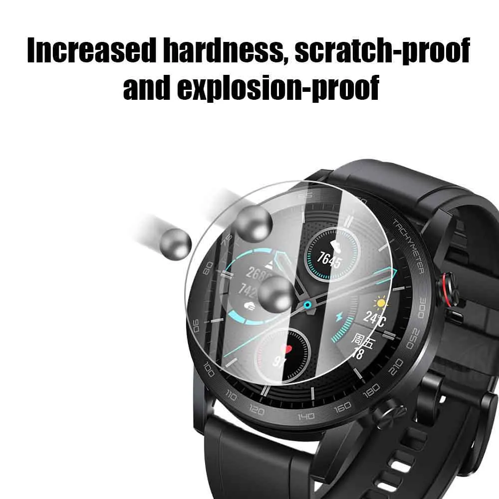 

Tempered Glass Screen Protector For Huawei Honor Watch Magic 2 46mm SmartWatch Explosion-proof Anti-Scratch Transparent Film