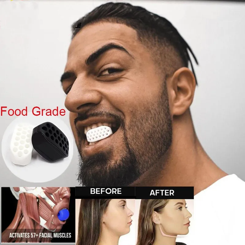 

Mandibular movement device, food grade silicone, mandibular line, fitness ball, facial shaping, muscle exerciser