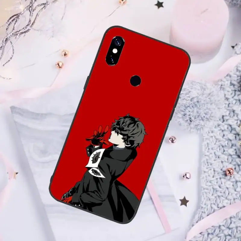 

persona 5 Phone Case For Xiaomi Redmi note 7 8 9 pro 8T 9S Mi Note 10 Lite pro