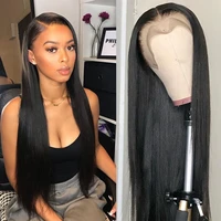 hairmoda 32 inch straight lace front human hair wigs 13x4 lace front wig for women remy hair peruvian lace wig 150 density