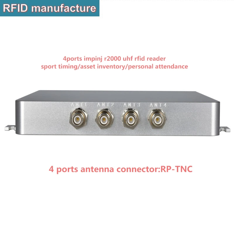 Дальность 4 порта UHF RFID Impinj R2000 считыватель с пассивным epc gen2 ISO18000 6c для парковки