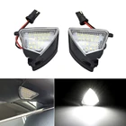 Для VW Golf 5 GTI Mk5 MkV Jetta Passat B6 R32 Golf 6 вариант 2 шт. светодиодный подсветсветильник под боковое зеркало лужайка лампа приветсветильник