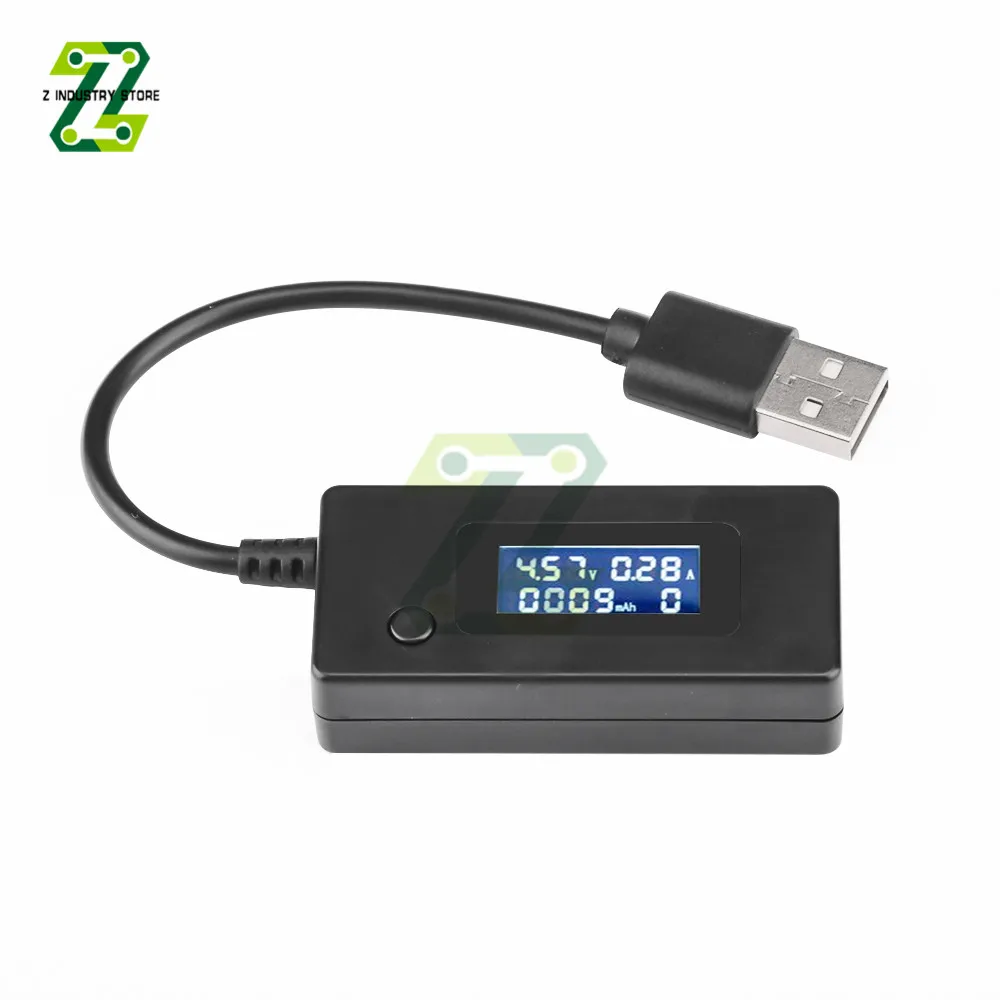 

LCD USB Charger Battery Capacity Voltage Current Tester Meter Detector Charging Tester DC 4-30V