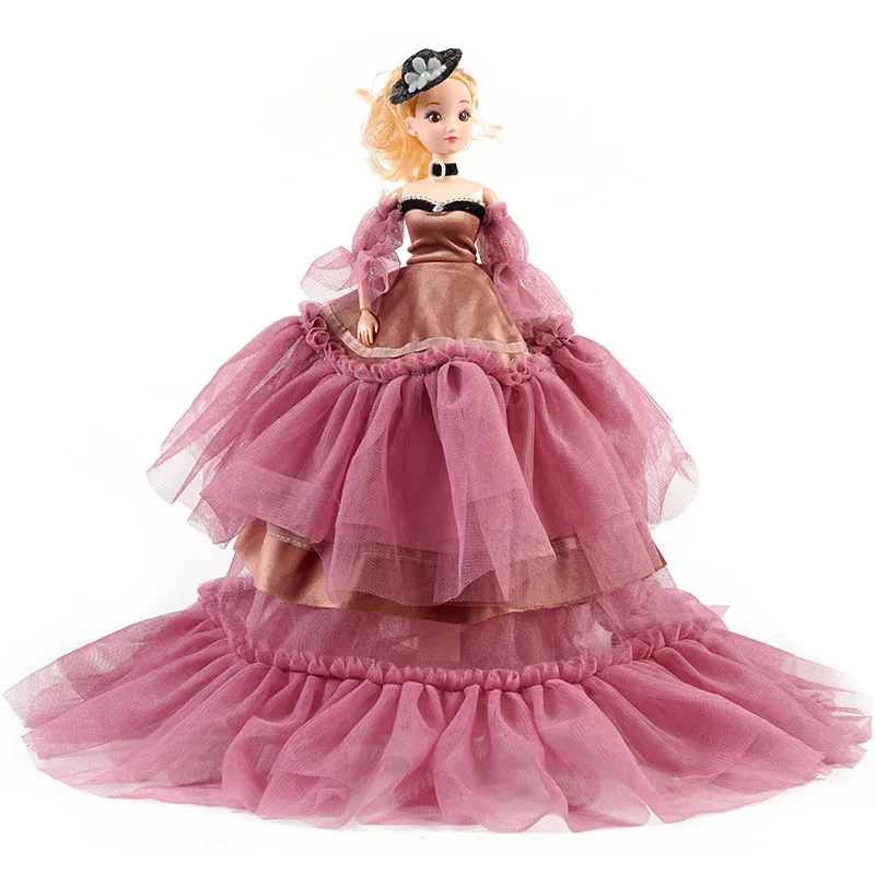 Кукла 50 см креативная зимняя свадебная принцесса подарочный набор игрушка для