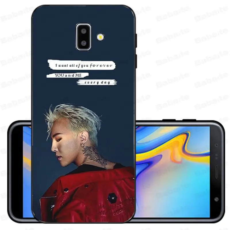 G dragon MOTTE DIY чехол для телефона samsung Galaxy j6 plus A6 A8 A9 A10 A30 A50 мобильных