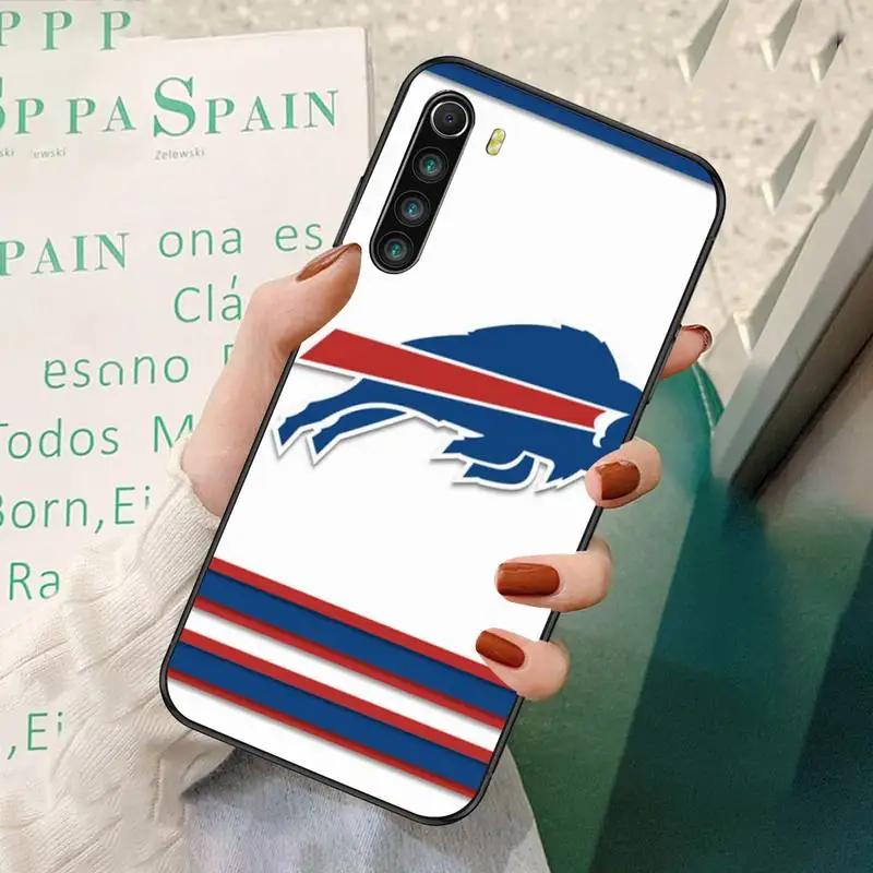 

0 Buffalo Bills Black TPU Phone Case For Redmi 7 8 9 A K20 30 Pro Note 8 9 Pro 9s