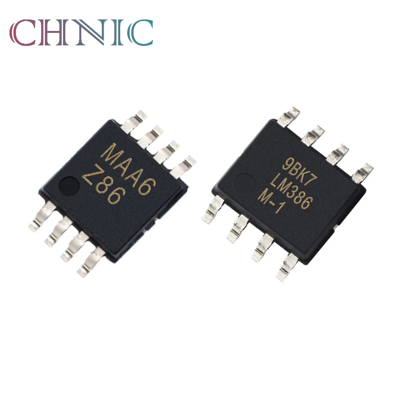 

10PCS LM386M-1 SOP8 LM386M SOP LM386 SMD Low Voltage Audio Power Amplifier