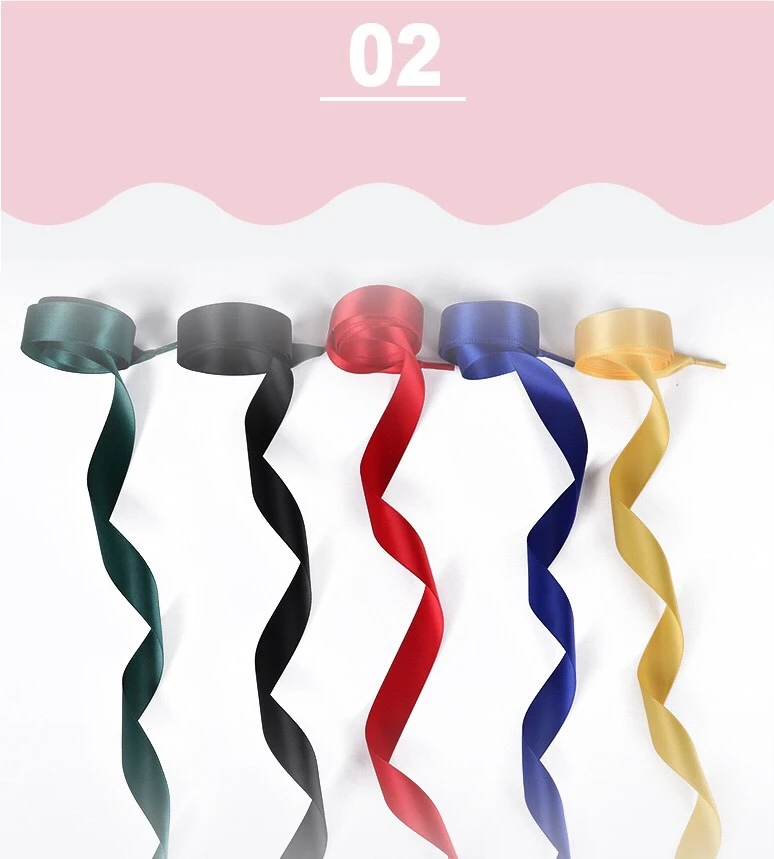 

New Shoelaces Satin Silk Ribbon Shoelaces White Sneaker shoes lace Canvas shoe laces 2cm Width 80cm/100cm/120cm Length Shoelace