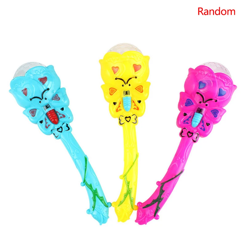 

Kids Luminous Glowing Stick Magic Projection Wand Rod Led Up Light Children Toy
