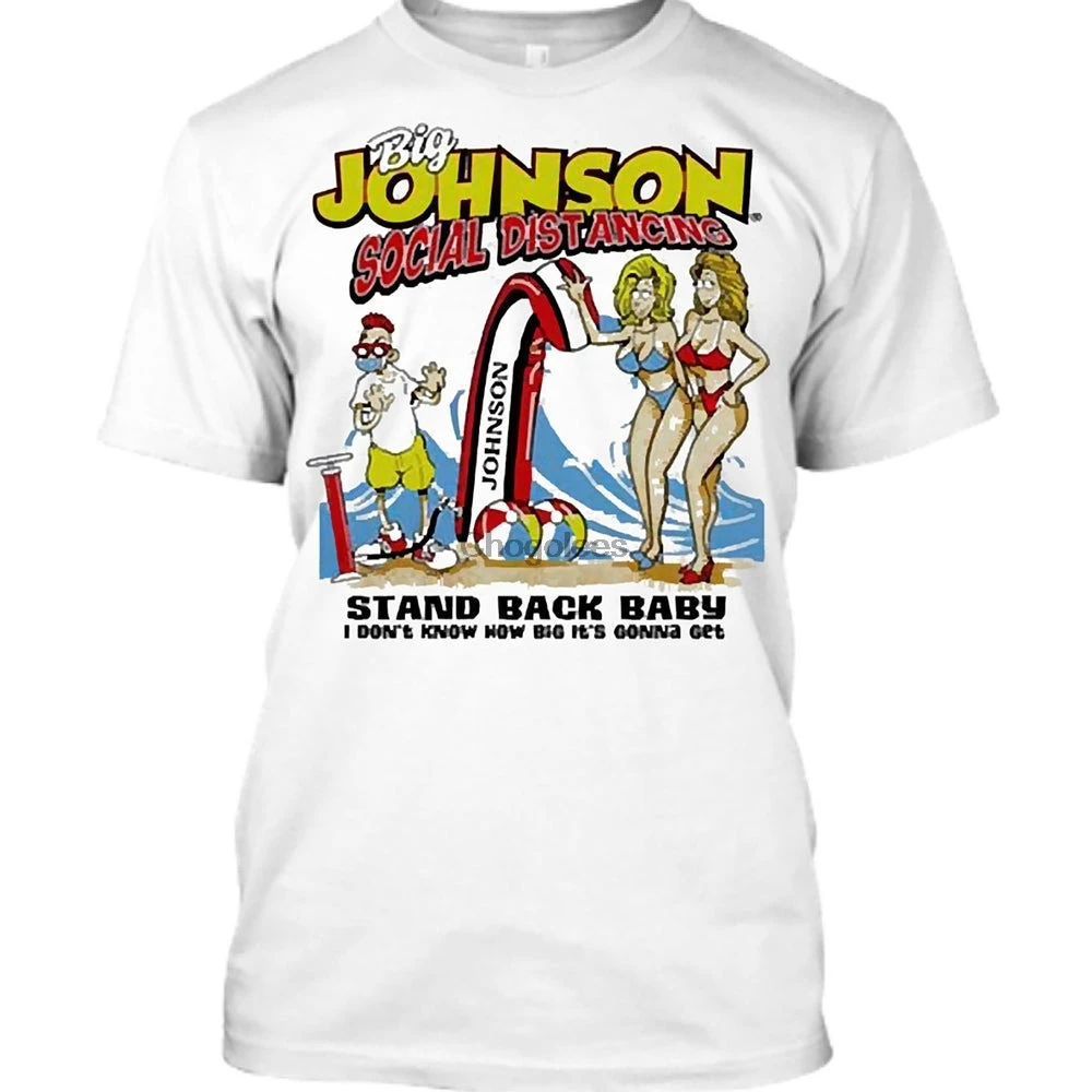 Винтажная футболка в стиле 90-х с изображением большого Джонсона - купить по