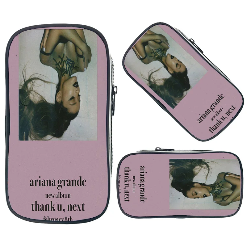 Сумка чехол Ariana Grande для карандашей кошелек с мультяшным принтом Студенческая