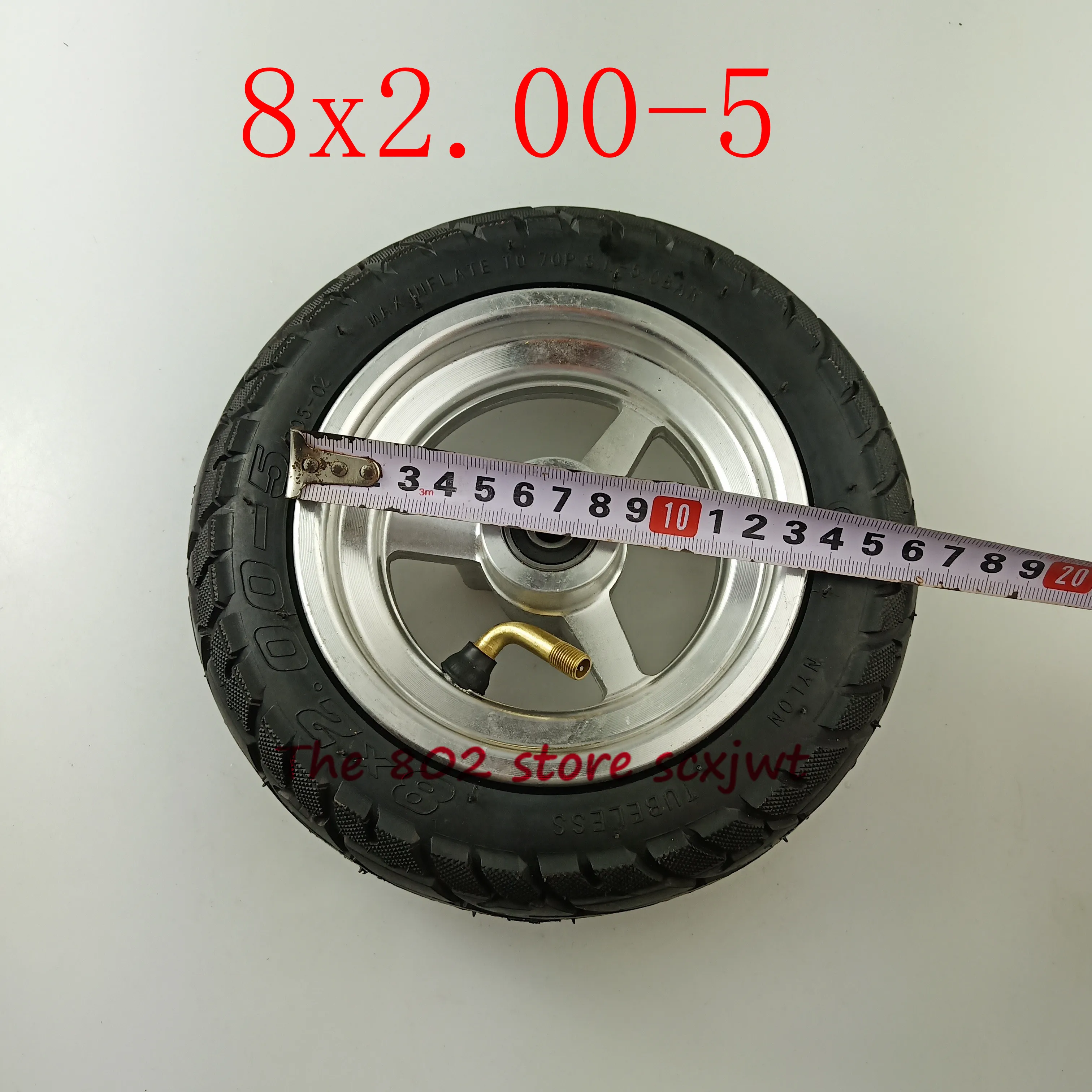 Высококачественная бескамерная шина 8x2 00 5 + диск для карманного велосипеда мини