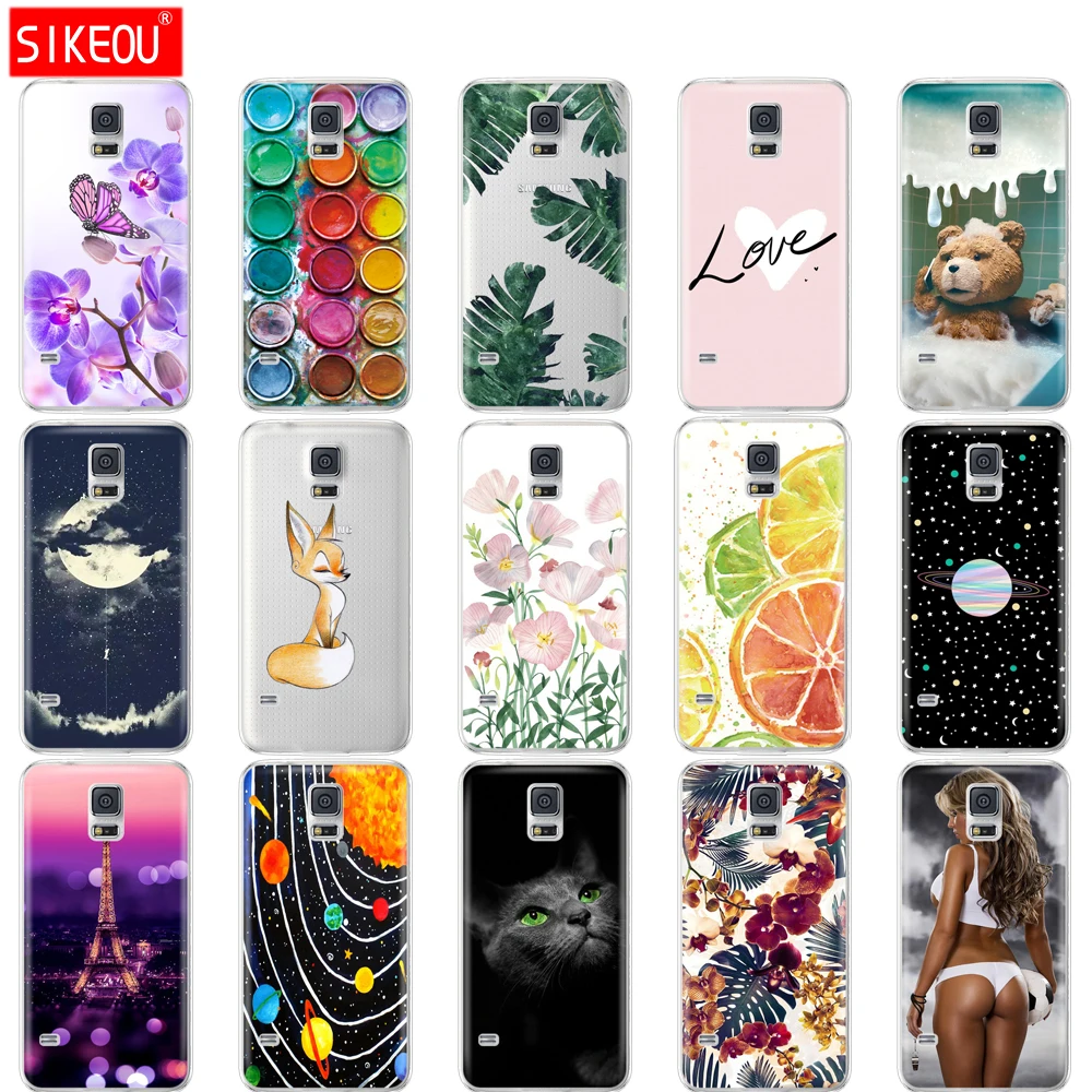 Мягкий силиконовый чехол из ТПУ для Samsung Galaxy S5 телефона Neo i9600 SM G900F|Бамперы| |