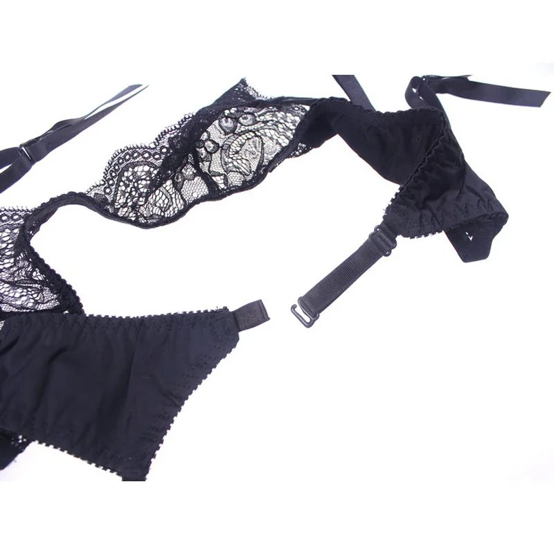 

Adjustable Stockings Suspender Sexy Women Waist Belt Wedding Lace Top Garter Enlarge