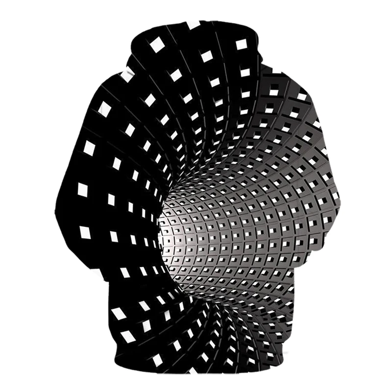 

New Men's Vortex Plus Size Print Hoodie Casual Harajuku High Quality Sweatshirt Brand Hip Hop Top Pullover 2021