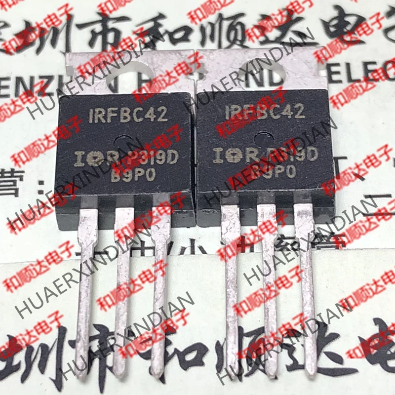 10 шт./лот Новый и оригинальный IRFBC42 TO-220 600V 5.4A