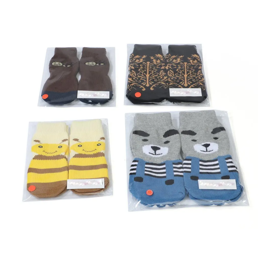 

New extra large pet socks Alaskan pine lion Golden hair samo socks big dog foot cover non-slip warm