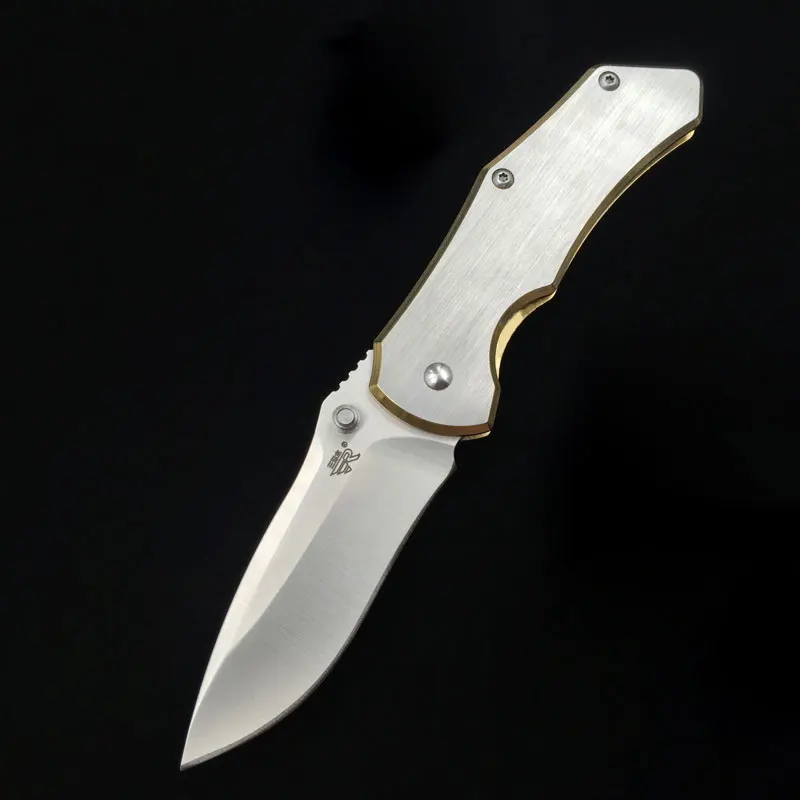 

SANRENMU 7074 12C27 Blade Outdoor Camping Hunting Survival Tactical Tool Cutting Fruit EDC Folding Pocket Knife