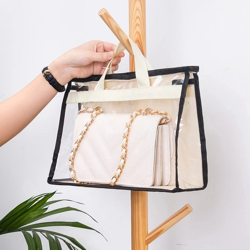 Dust Bag For Handbag Wardrobe Finishing Storage Hanging Toiletry Pouch Closet Cover Women | Дом и сад