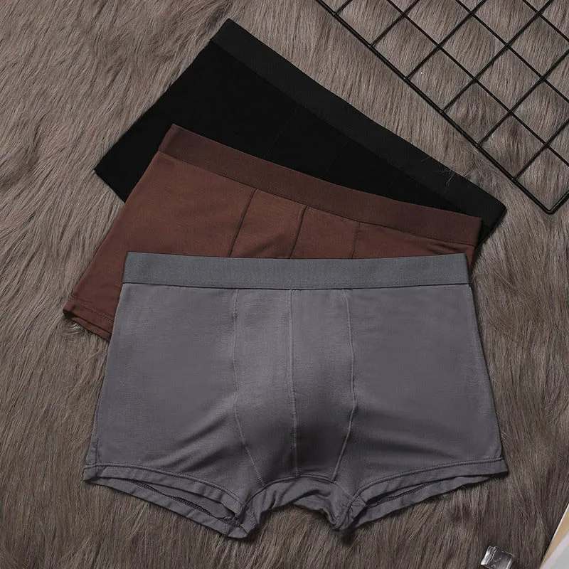 Горячая Распродажа однотонное Классическое нижнее белье из бамбукового волокна