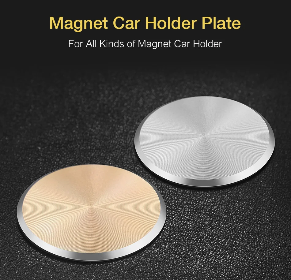 2 шт./лот магнитный автомобильный держатель металлическая пластина наклейка