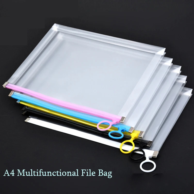 Прозрачная сумка Органайзер для документов А4 пластиковый многофункциональный