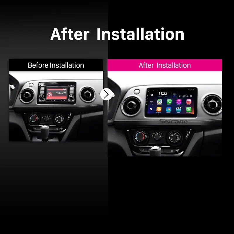 Seicane 10 1 дюймов Android 0 gps навигация радио четырехъядерный для 2014 Honda Vezel XRV