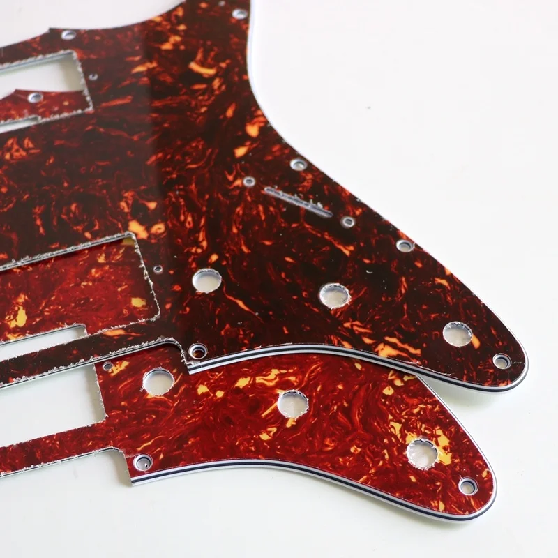 Американский стандарт 11 отверстий SSS Celluloid Top HH стильная черепаховая накладка