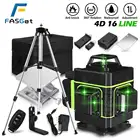 Лазерный уровень, 16 линий, 360 градусов, с треногой