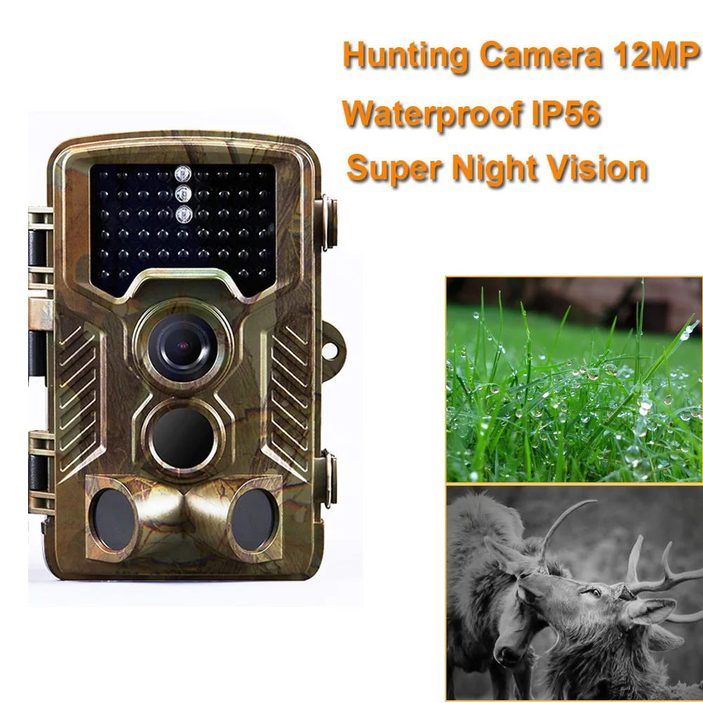 

12MP охотничья тропа камера ночного видения 940nm инфракрасная водонепроницаемая 1080P видео разведывающая игра дикая камера фотоловушки
