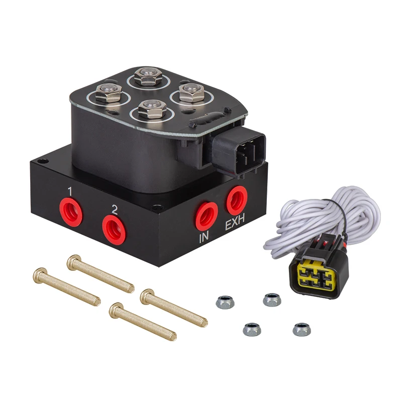 Auto 12V Solenoid Valve Air ride Suspension manifold valve (0-300psi) Control Pneumatic shock absorber VU2 solenoid kit | Автомобили и