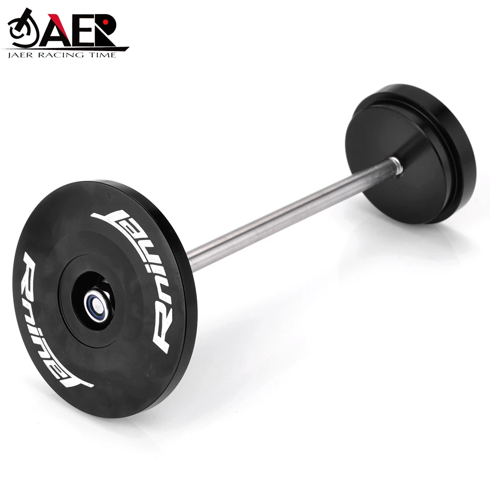 

Motorcycle Rear Axle Fork Wheel Protector Crash Sliders Cap Pad for BMW R Nine T RNine T 2014 2015 2016 2017 2018