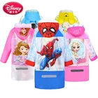 Детский дождевик Disney, детский плащ-пончо с рисунком Микки и Минни из мультфильма, светоотражающая полоска, надувной плащ для мальчиков и девочек, подарок