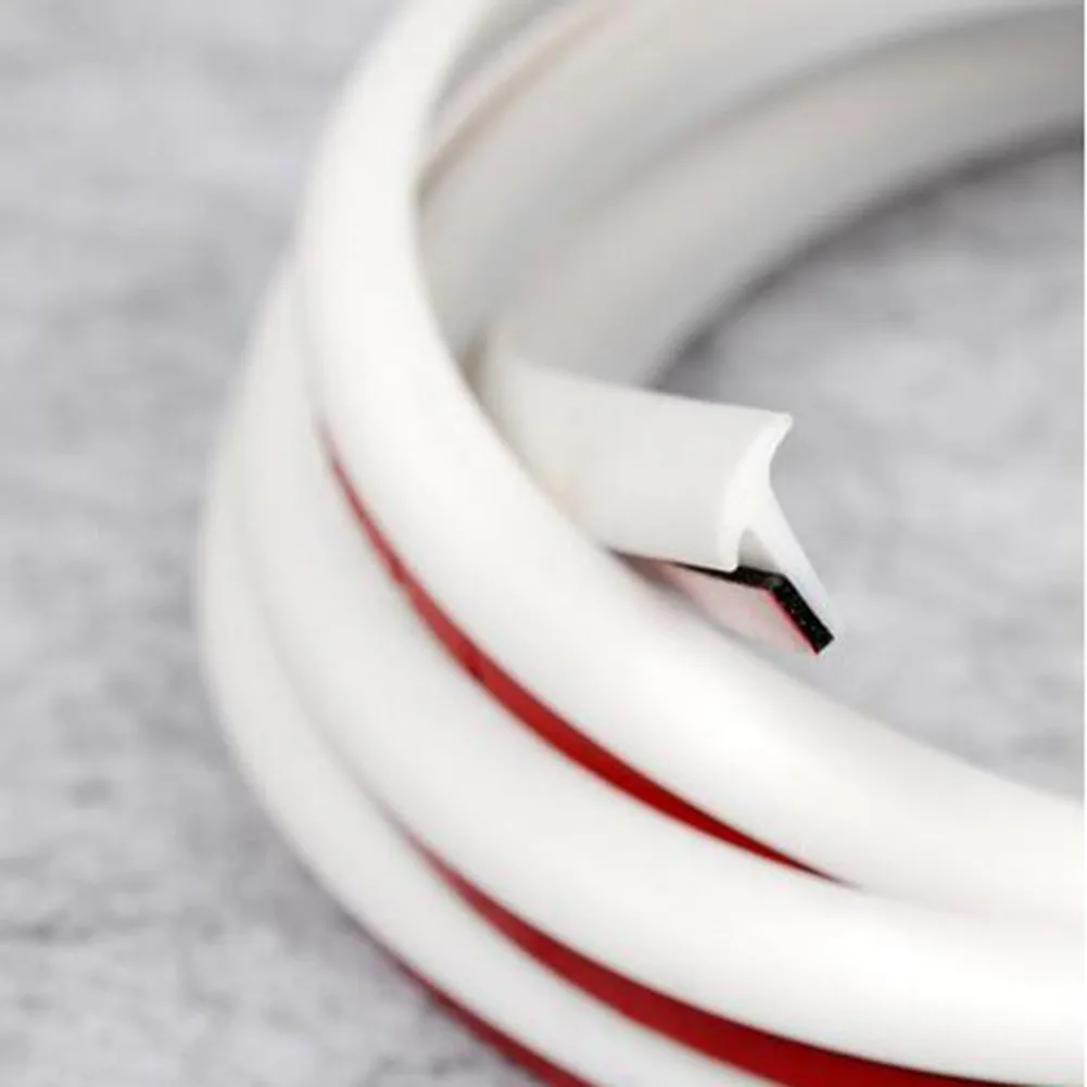 

Car Sealing Strip Hood Moulding Rubber T-Shape Trim Trunk Edge Weatherstrip White