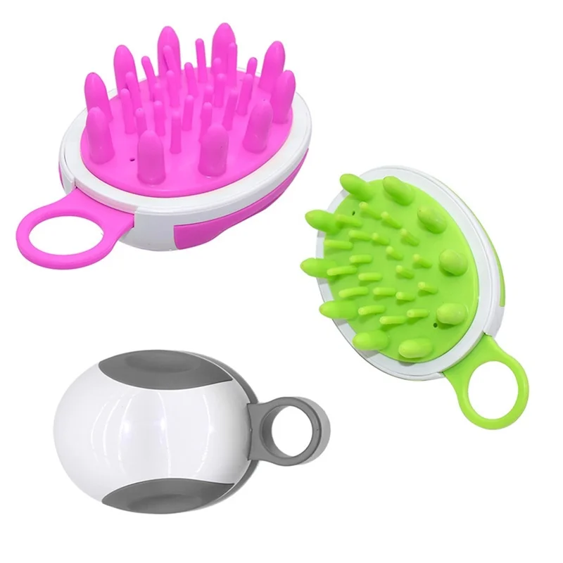 1 шт. салонный массажёр кожи головы Шампунь щетка силиконовая головка Щетка