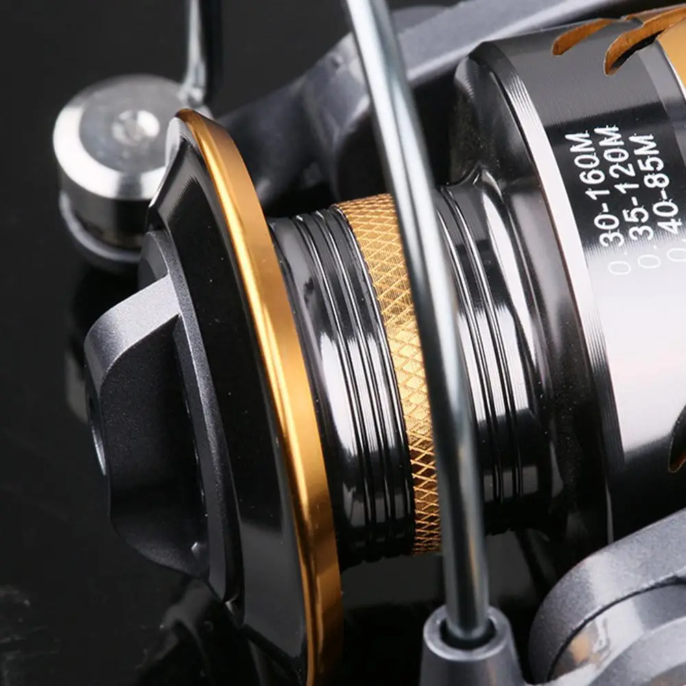 

DEUKIO Spinning Reel Fishing Reel Metal Knob Metal Large-capacity Spool Rock Sea 5.2:1 Gear Ratio Fishing Reel AR2000-AR7000